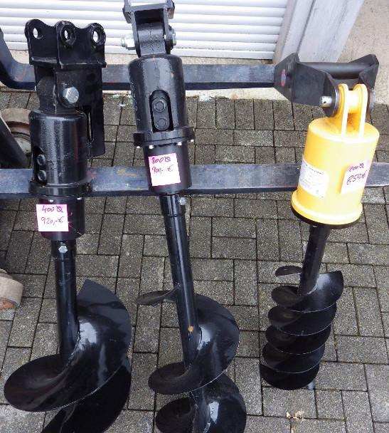 Erdbohrer hydraulisch für Minibagger 200/300/400 mm Ø - Grondboor voor Minigraafmachine: afbeelding 1 Erdbohrer hydraulisch für Minibagger 200/300/400 mm Ø - Grondboor voor Minigraafmachine: afbeelding 1
