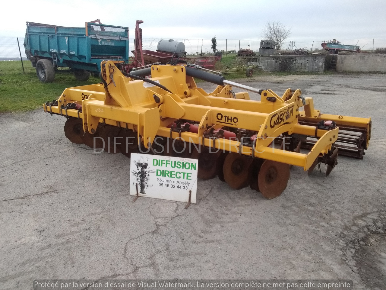 GASCON DECHAUMEUR A DISQUES OTHO - Schijveneg: afbeelding 1 GASCON DECHAUMEUR A DISQUES OTHO - Schijveneg: afbeelding 1
