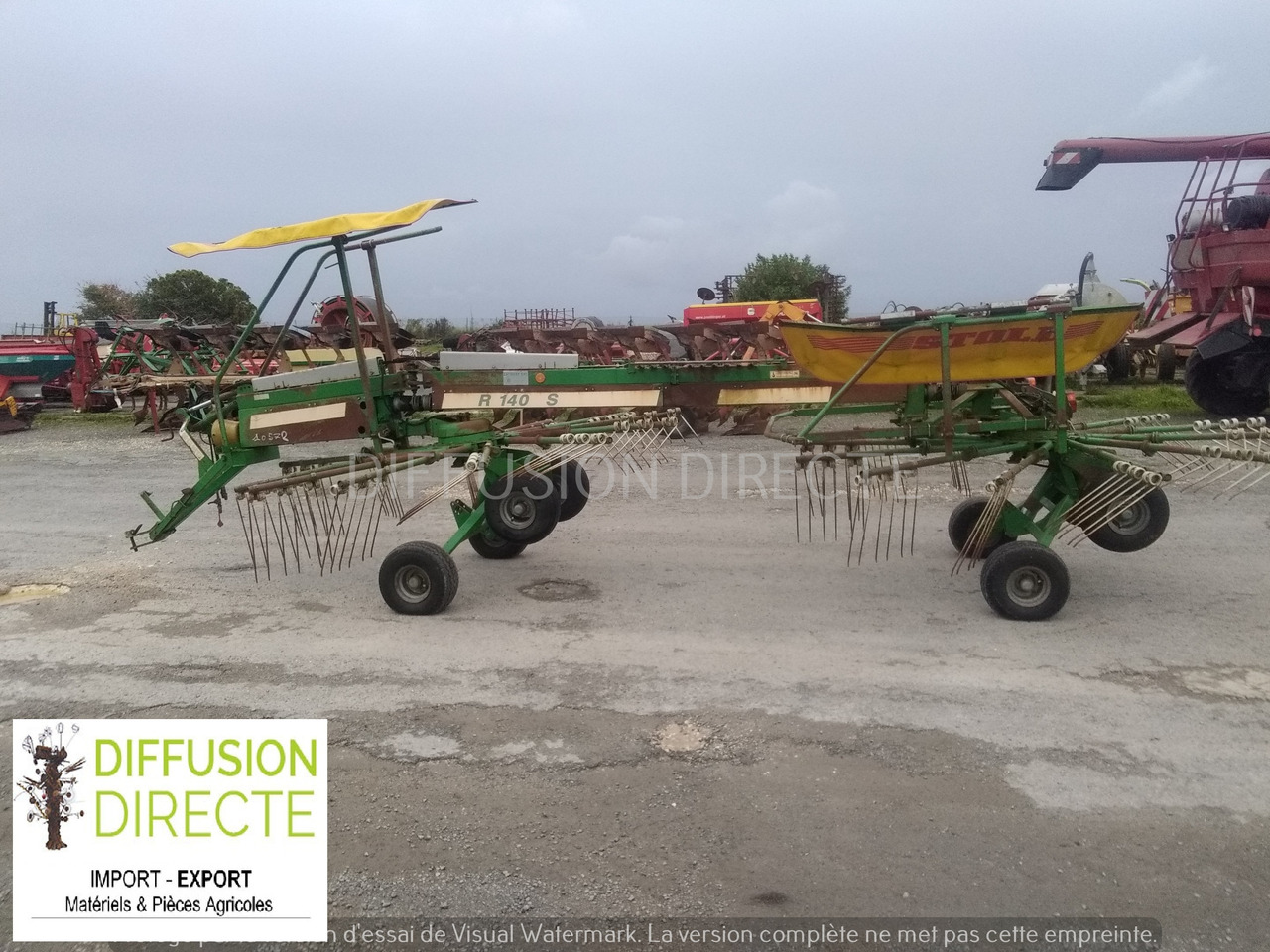 STOLL ANDAINEUR R 1400 S - Hooischudder: afbeelding 1 STOLL ANDAINEUR R 1400 S - Hooischudder: afbeelding 1