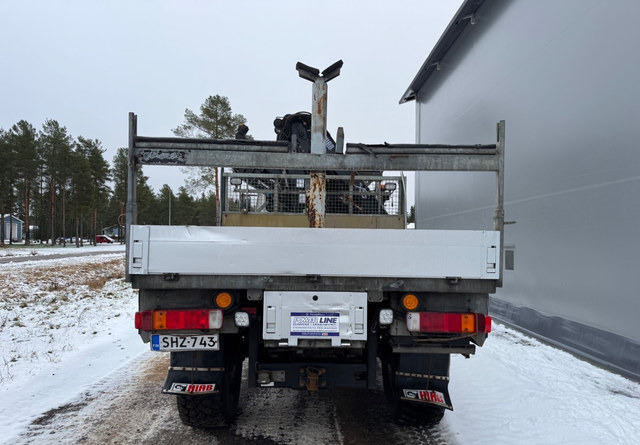Mercedes-BenzUnimog U5000 + Nosturi Hiab 099 E-4 - Vrachtwagen met open laadbak, Kraanwagen: afbeelding 4 Mercedes-BenzUnimog U5000 + Nosturi Hiab 099 E-4 - Vrachtwagen met open laadbak, Kraanwagen: afbeelding 4