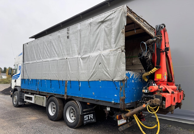 ScaniaScania 144G 6x2 - Bakwagen, Kraanwagen: afbeelding 4 ScaniaScania 144G 6x2 - Bakwagen, Kraanwagen: afbeelding 4