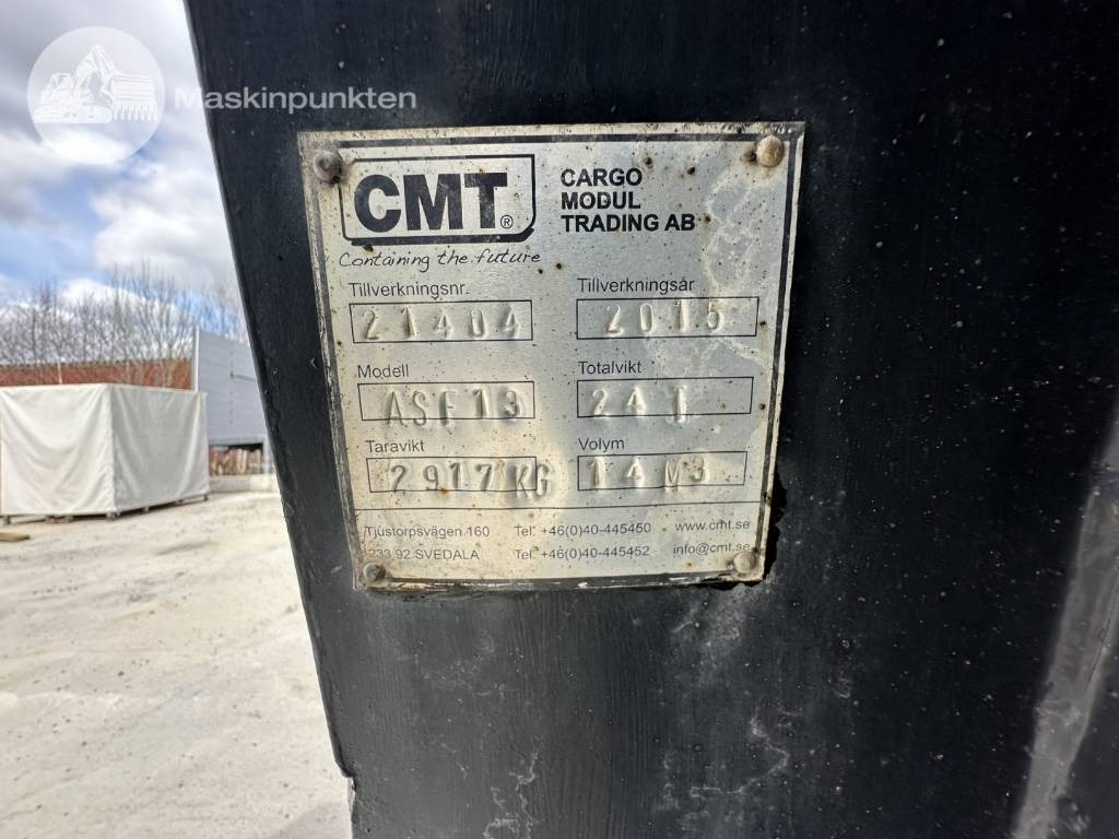 Haakarm container CMT ASF 13 Asfaltsflak: afbeelding 9