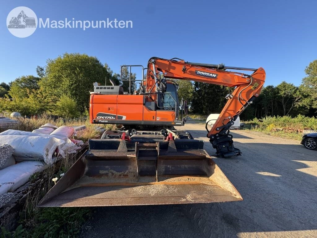 Doosan DX 170 W-5 + Tippvagn + Redskap - Mobiele graafmachine: afbeelding 4 Doosan DX 170 W-5 + Tippvagn + Redskap - Mobiele graafmachine: afbeelding 4
