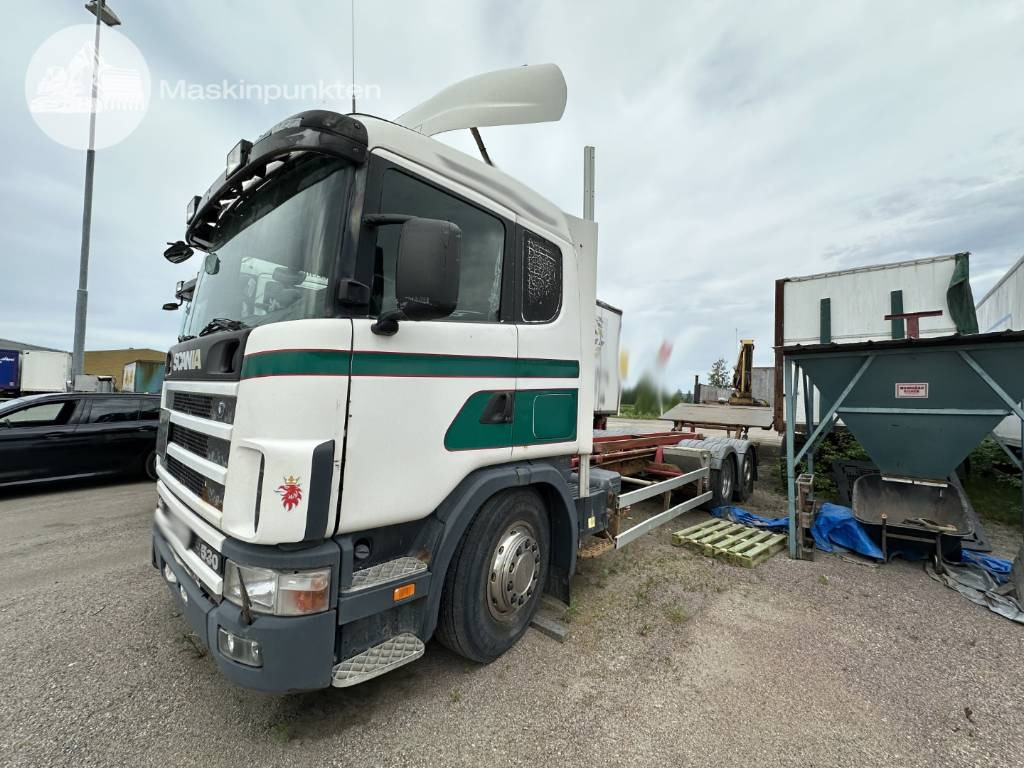 Scania R 124 LB - Containertransporter/ Wissellaadbak vrachtwagen: afbeelding 1 Scania R 124 LB - Containertransporter/ Wissellaadbak vrachtwagen: afbeelding 1