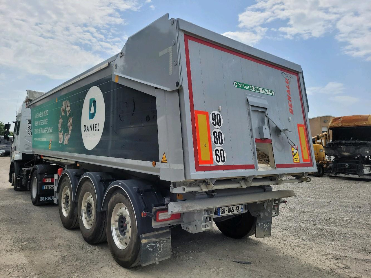 Kipper oplegger BENALU BENNE C39 3 ESSIEUX: afbeelding 6