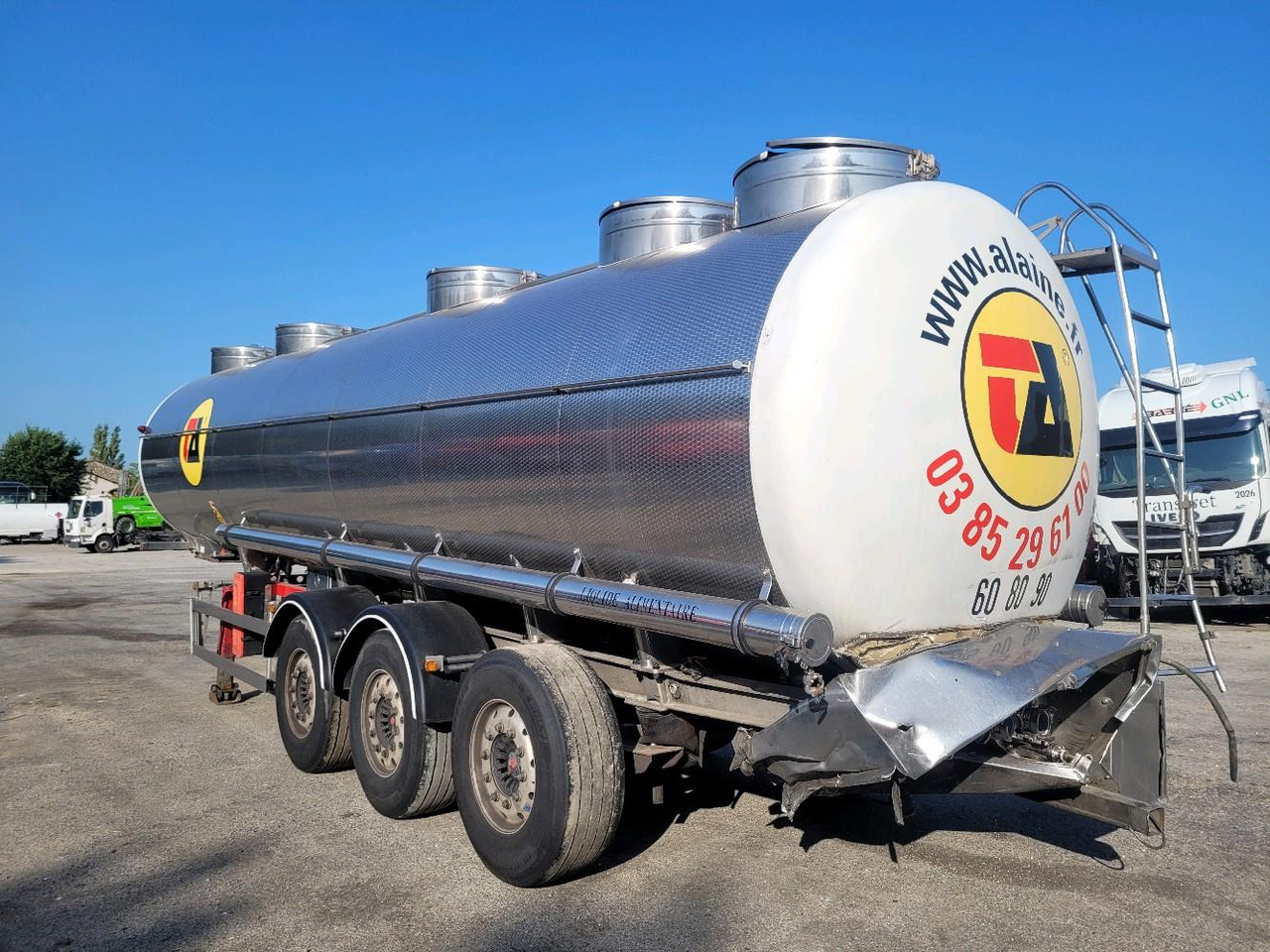 Melkapparatuur, Tankoplegger DIVERS SEMI CITERNE LAITI RE FX35DP: afbeelding 7