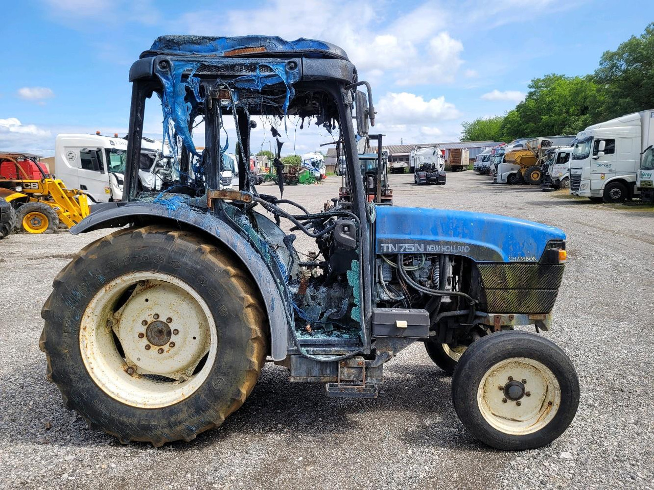 NEW HOLLAND TN75N - Tractor: afbeelding 3 NEW HOLLAND TN75N - Tractor: afbeelding 3