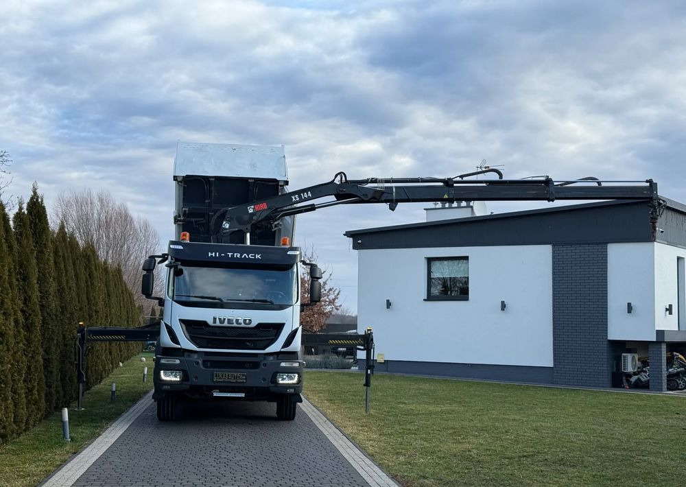 Iveco TRAKKER 450 6X4 PODWÓJNA HYDRO-BURTA HIAB 104 - Kipper vrachtwagen, Kraanwagen: afbeelding 1 Iveco TRAKKER 450 6X4 PODWÓJNA HYDRO-BURTA HIAB 104 - Kipper vrachtwagen, Kraanwagen: afbeelding 1