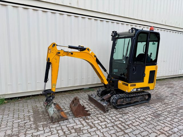 JCB 16C-1 /2019 BJ/1.171 H/verbr. Laufwerk/2xLöffel - Minigraafmachine: afbeelding 1 JCB 16C-1 /2019 BJ/1.171 H/verbr. Laufwerk/2xLöffel - Minigraafmachine: afbeelding 1