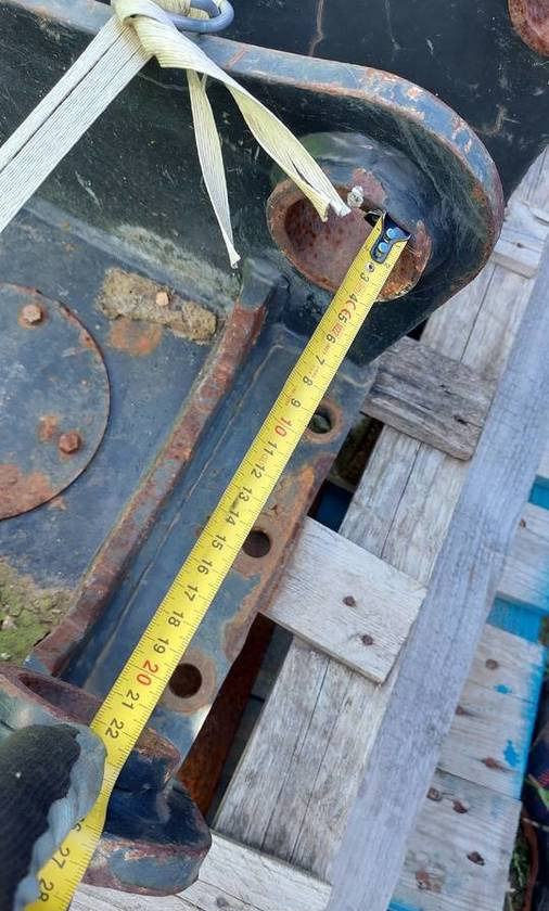Płyta adaptacyjna 40x40 cm sworzeń 55 mm do koparki - Snelwissel: afbeelding 2 Płyta adaptacyjna 40x40 cm sworzeń 55 mm do koparki - Snelwissel: afbeelding 2
