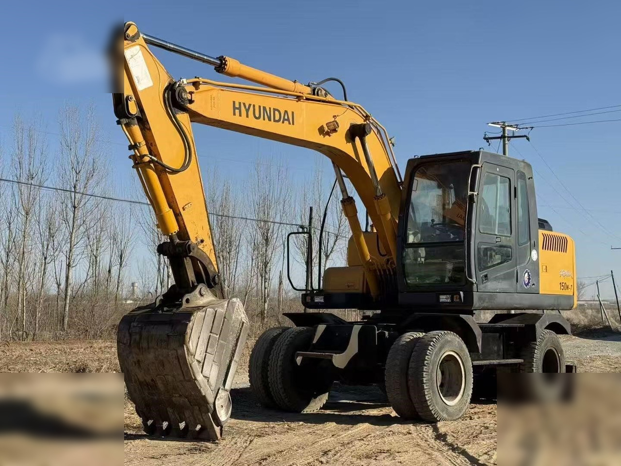 HYUNDAI ROBEX 150W-7A - Mobiele graafmachine: afbeelding 3 HYUNDAI ROBEX 150W-7A - Mobiele graafmachine: afbeelding 3