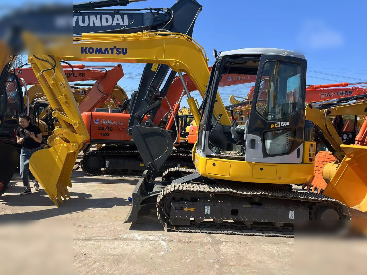 KOMATSU PC78US - Rupsgraafmachine: afbeelding 1 KOMATSU PC78US - Rupsgraafmachine: afbeelding 1