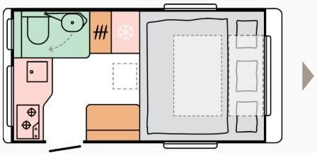 Adria Action 391 LH Sports*Fußboden-Temp*Schwenk-Tisch - Caravan: afbeelding 5 Adria Action 391 LH Sports*Fußboden-Temp*Schwenk-Tisch - Caravan: afbeelding 5