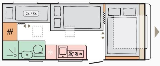 Adria Adora 573 PT* Fb-Temp.*Alde-Warmwasser-Hz. - Caravan: afbeelding 4 Adria Adora 573 PT* Fb-Temp.*Alde-Warmwasser-Hz. - Caravan: afbeelding 4