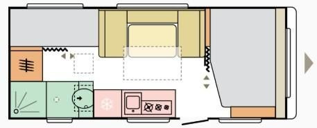 Adria Altea 60Y 552 PK*Fußboden-Temp*Eingangstür Fenst - Caravan: afbeelding 4 Adria Altea 60Y 552 PK*Fußboden-Temp*Eingangstür Fenst - Caravan: afbeelding 4