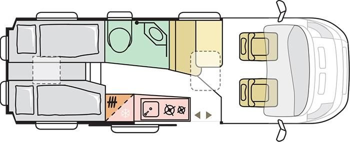 Adria Twin Edition 640 SGX Maxi 132kW*LED*HUBBETT* - Buscamper: afbeelding 3 Adria Twin Edition 640 SGX Maxi 132kW*LED*HUBBETT* - Buscamper: afbeelding 3