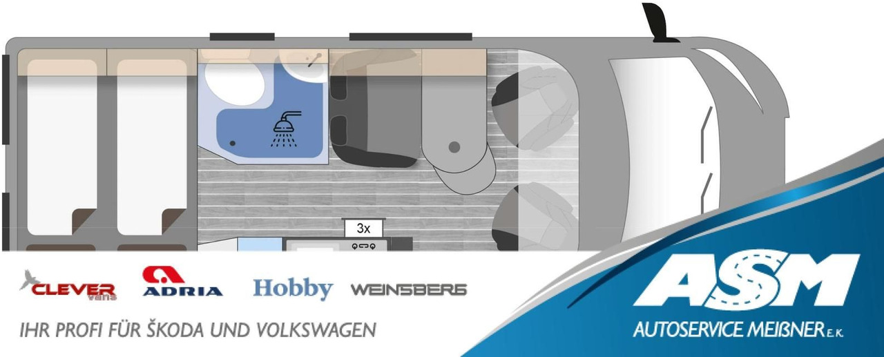 Clever Celebration 600 MJ 24*KLIMAAUTOMATIK*ACC*SOFORT* - Buscamper: afbeelding 1 Clever Celebration 600 MJ 24*KLIMAAUTOMATIK*ACC*SOFORT* - Buscamper: afbeelding 1