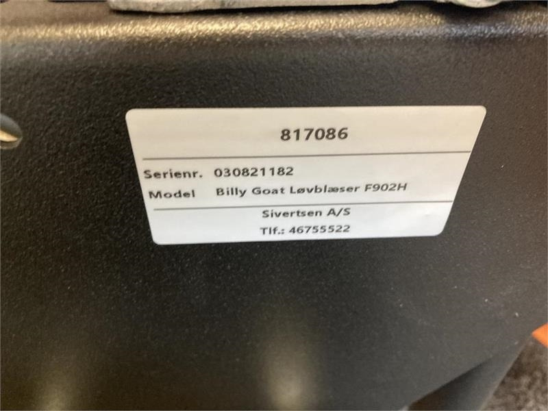 Billy Goat F902H - Tuinmachine: afbeelding 5 Billy Goat F902H - Tuinmachine: afbeelding 5