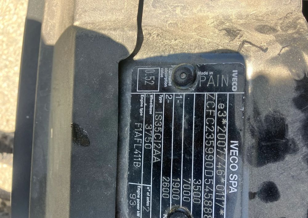 Iveco DAILY 35C13 ramo do zabudowy kiper wywrotka - Chassis vrachtwagen: afbeelding 5 Iveco DAILY 35C13 ramo do zabudowy kiper wywrotka - Chassis vrachtwagen: afbeelding 5