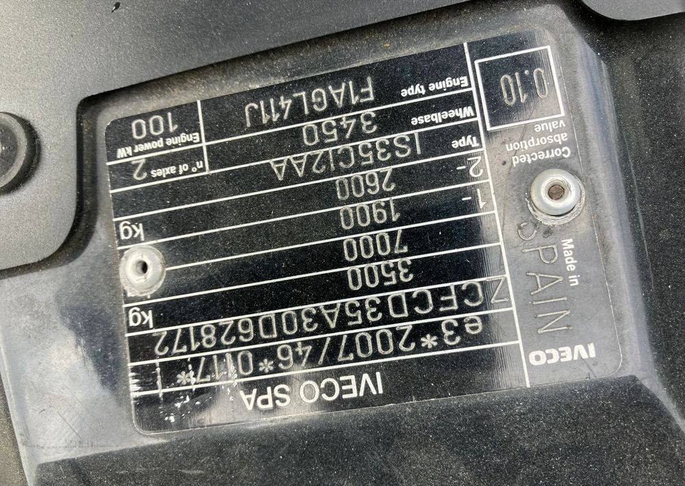 Iveco DAILY 35C14 ramo do zabudowy kiper wywrotka - Chassis vrachtwagen: afbeelding 5 Iveco DAILY 35C14 ramo do zabudowy kiper wywrotka - Chassis vrachtwagen: afbeelding 5