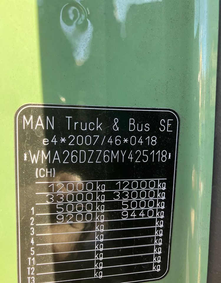 Chassis vrachtwagen MAN MAN TGM 12.290 euro  6 ramo do zabudowy: afbeelding 6 Chassis vrachtwagen MAN MAN TGM 12.290 euro  6 ramo do zabudowy: afbeelding 6