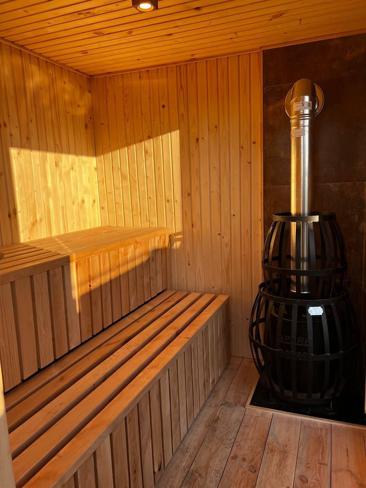 IDEX Sauna 200x220x200 cm – Compact Outdoor or Indoor Sauna Cabin Mobile Sauna - Wissellaadbak/ Container: afbeelding 4 IDEX Sauna 200x220x200 cm – Compact Outdoor or Indoor Sauna Cabin Mobile Sauna - Wissellaadbak/ Container: afbeelding 4