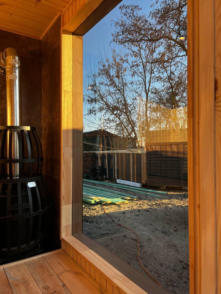 IDEX Sauna 200x220x200 cm – Compact Outdoor or Indoor Sauna Cabin Mobile Sauna - Wissellaadbak/ Container: afbeelding 2 IDEX Sauna 200x220x200 cm – Compact Outdoor or Indoor Sauna Cabin Mobile Sauna - Wissellaadbak/ Container: afbeelding 2