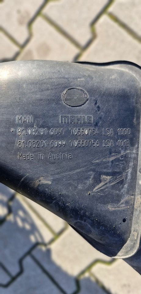 MAN TG3 TGX TGS ŁĄCZNIK FILTRA POWIETRZA 81.08201-6097 - Carrosserie en exterieur: afbeelding 2 MAN TG3 TGX TGS ŁĄCZNIK FILTRA POWIETRZA 81.08201-6097 - Carrosserie en exterieur: afbeelding 2