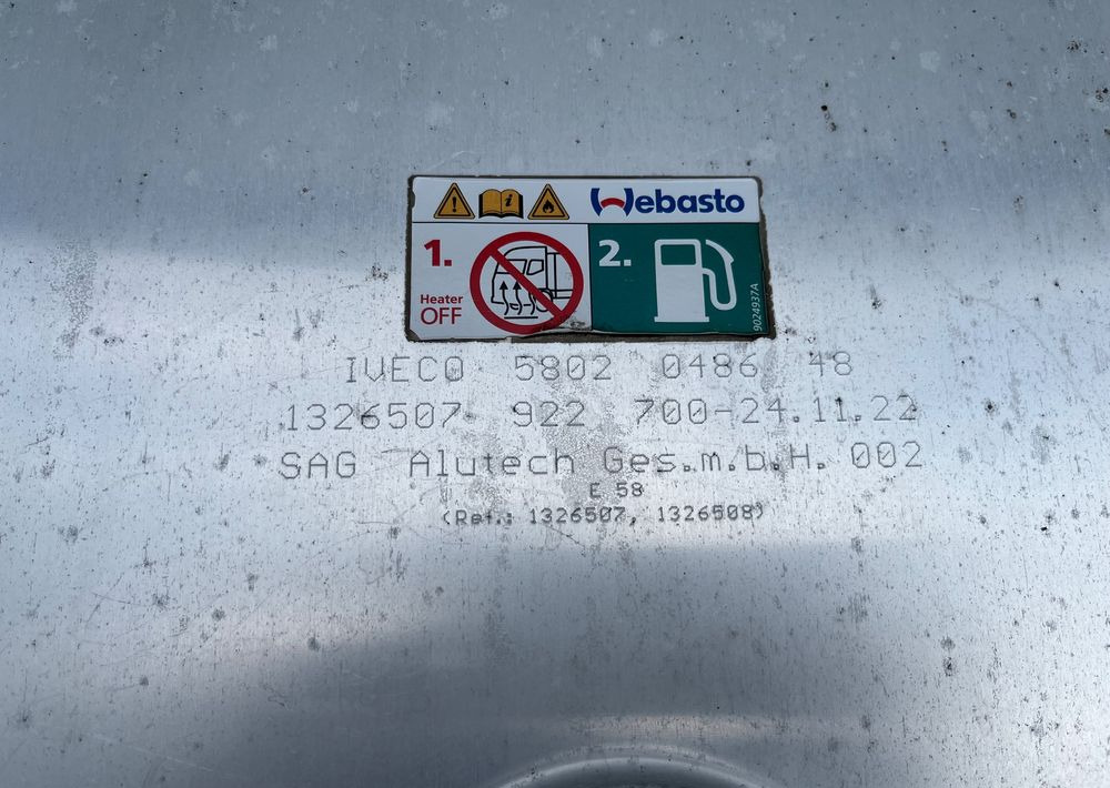 Zbiornik paliwa Iveco Stralis 700 litrów bak - Brandstoftoevoer voor Vrachtwagen: afbeelding 4 Zbiornik paliwa Iveco Stralis 700 litrów bak - Brandstoftoevoer voor Vrachtwagen: afbeelding 4