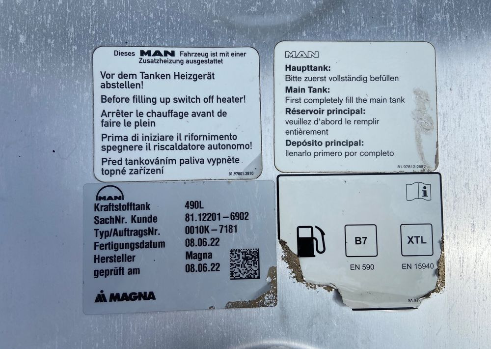 Zbiornik paliwa MAN TGX TGS 490 litrów bak - Brandstoftank voor Vrachtwagen: afbeelding 5 Zbiornik paliwa MAN TGX TGS 490 litrów bak - Brandstoftank voor Vrachtwagen: afbeelding 5