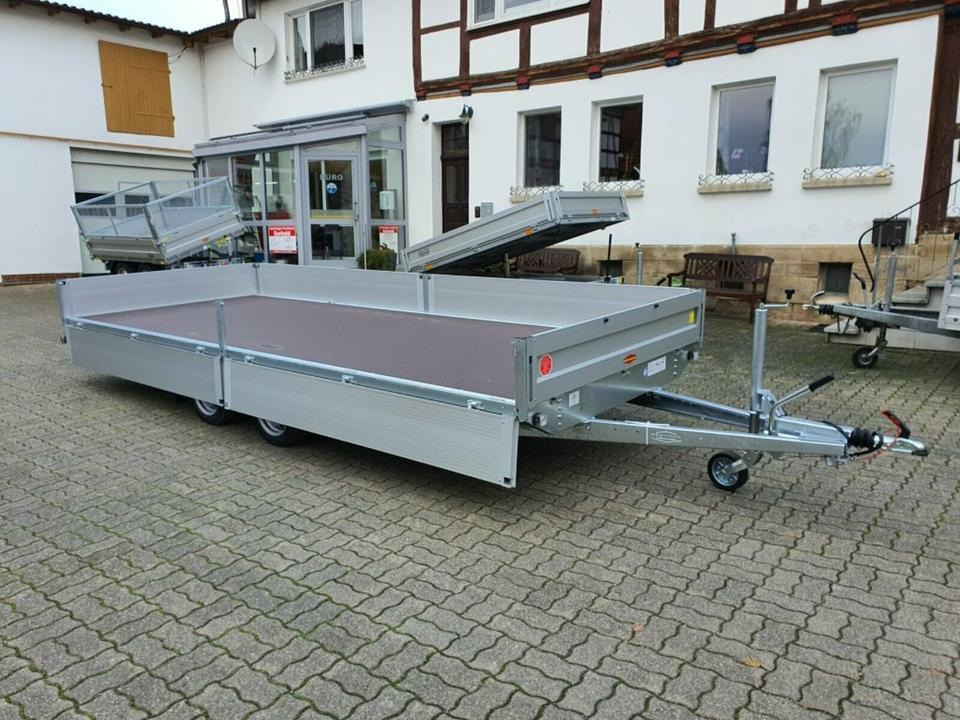 Böckmann HL-AL 5121/35 F ECO Hochlader PKW-Anhänger 3,5t - Open/ Plateau aanhangwagen: afbeelding 1 Böckmann HL-AL 5121/35 F ECO Hochlader PKW-Anhänger 3,5t - Open/ Plateau aanhangwagen: afbeelding 1