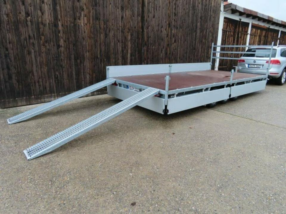 Hulco - PKW Anhänger Tridem, 3,5 to Leihanhänger Mietfahrzeug 5m - Aanhangwagen auto: afbeelding 1 Hulco - PKW Anhänger Tridem, 3,5 to Leihanhänger Mietfahrzeug 5m - Aanhangwagen auto: afbeelding 1
