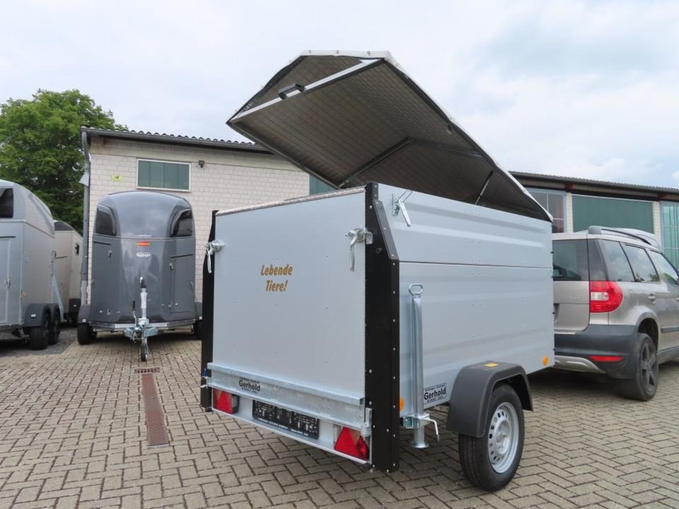 Veewagen aanhangwagen TPV Kleinviehanhänger 750kg Flügeltür Viehanhänger Ziegen Schafe: afbeelding 12