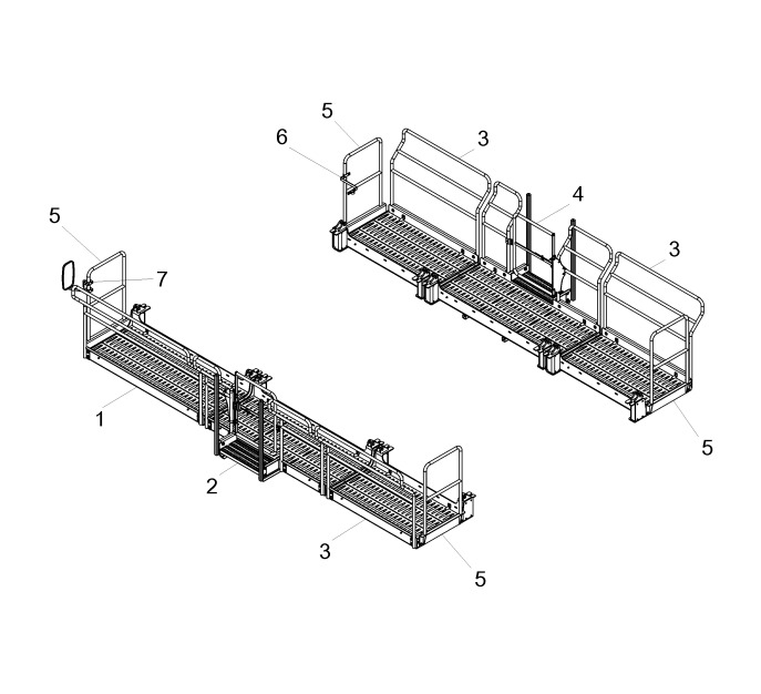 Sennebogen 840 E series complete gallery set new - Frame/ Chassis voor Overslagkraan: afbeelding 3 Sennebogen 840 E series complete gallery set new - Frame/ Chassis voor Overslagkraan: afbeelding 3