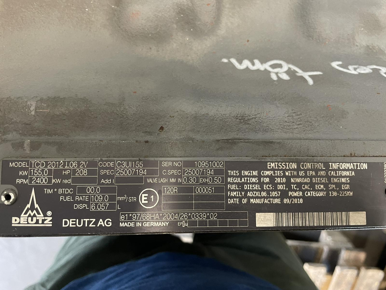 Deutz TCD 2012 L06 2V remanufactured short engine - Motor voor Industriële machine: afbeelding 2 Deutz TCD 2012 L06 2V remanufactured short engine - Motor voor Industriële machine: afbeelding 2