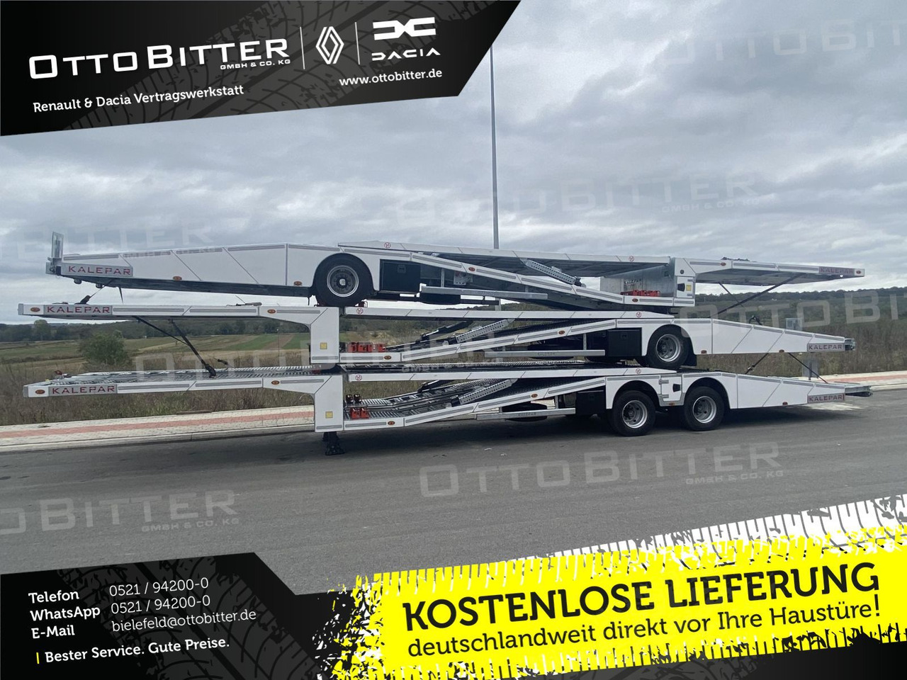 KALEPAR KLP119V4 4er-Autotransporter 1xAchse VDI - Autotransport oplegger: afbeelding 1 KALEPAR KLP119V4 4er-Autotransporter 1xAchse VDI - Autotransport oplegger: afbeelding 1