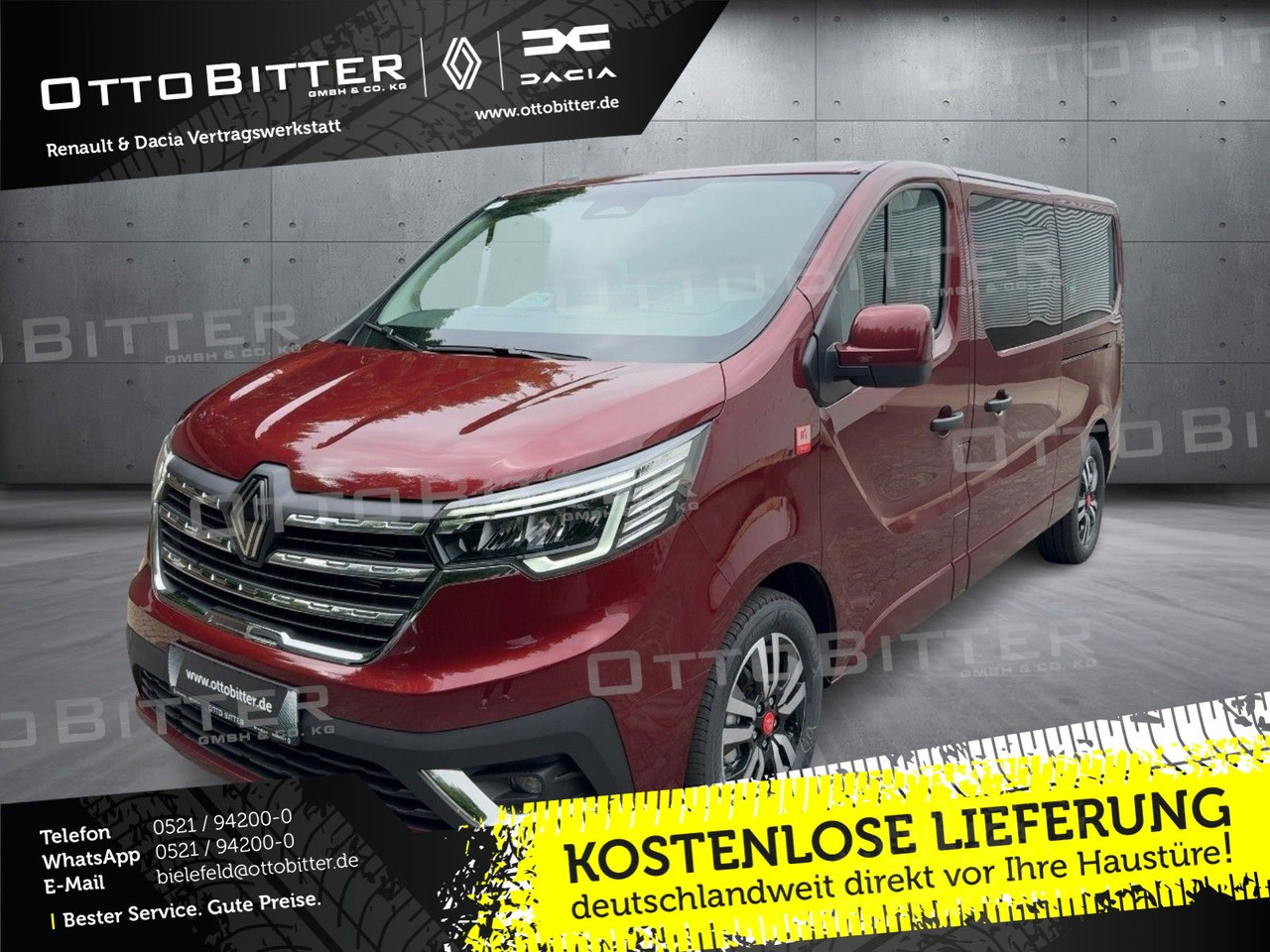 Renault Trafic Grand RED EDITION L2H1 dCi150 9-AUTOMATIK - Personenvervoer: afbeelding 1 Renault Trafic Grand RED EDITION L2H1 dCi150 9-AUTOMATIK - Personenvervoer: afbeelding 1