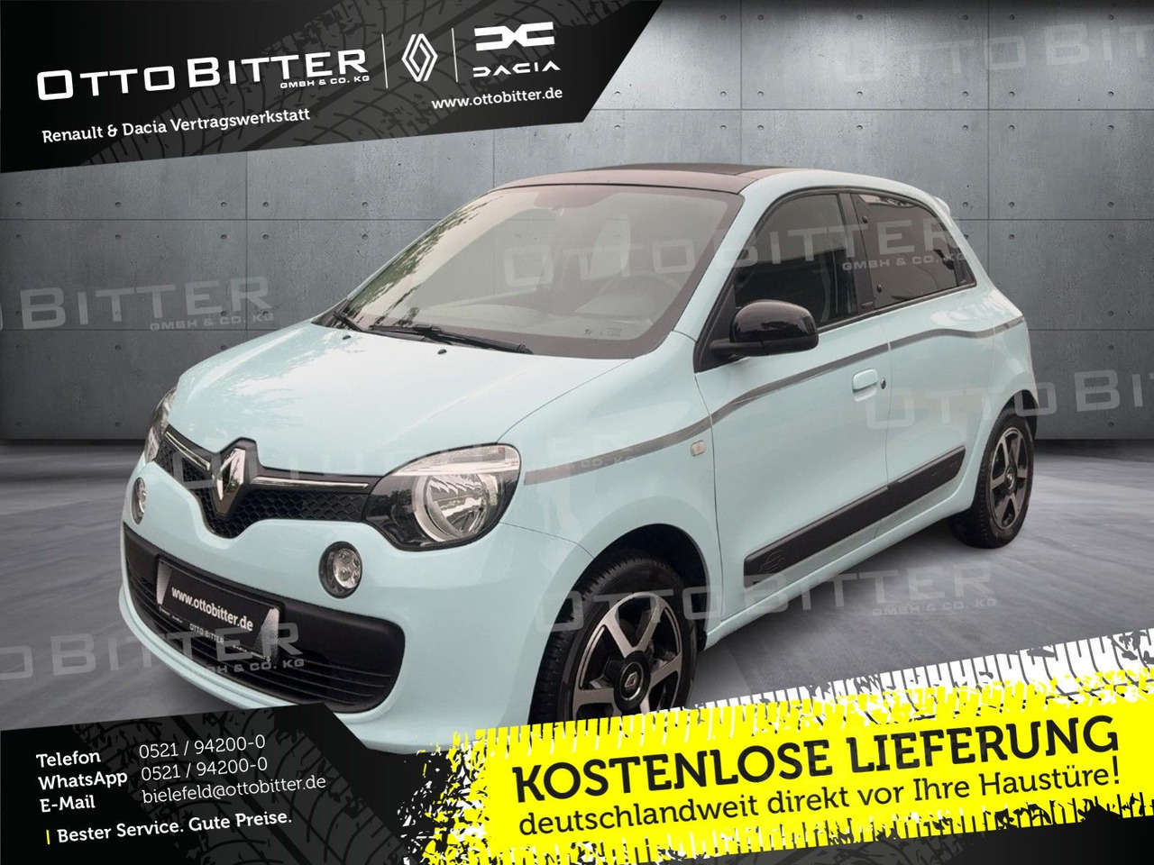 Renault Twingo SCe70 Limited FALTSCHIEBEDACH/SITZH/GJR - Personenwagen: afbeelding 1 Renault Twingo SCe70 Limited FALTSCHIEBEDACH/SITZH/GJR - Personenwagen: afbeelding 1