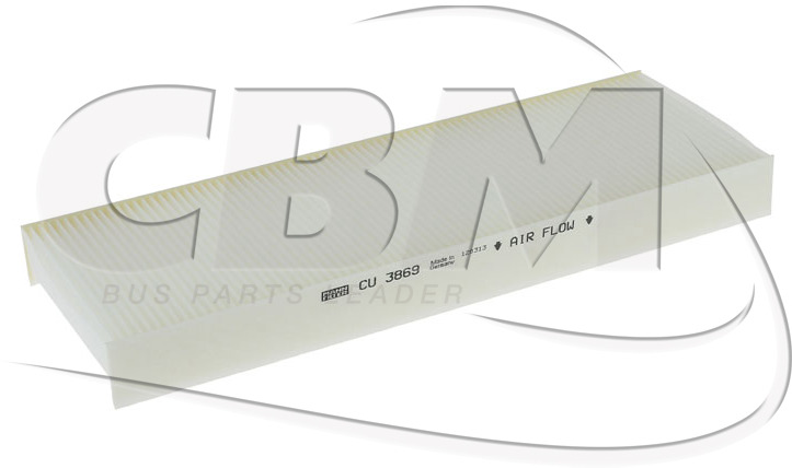 MANN FILTER CABIN AIR FILTER - WABCO ISRI (4613070022 | 4259401) - Cabinefilter voor Bus: afbeelding 1 MANN FILTER CABIN AIR FILTER - WABCO ISRI (4613070022 | 4259401) - Cabinefilter voor Bus: afbeelding 1