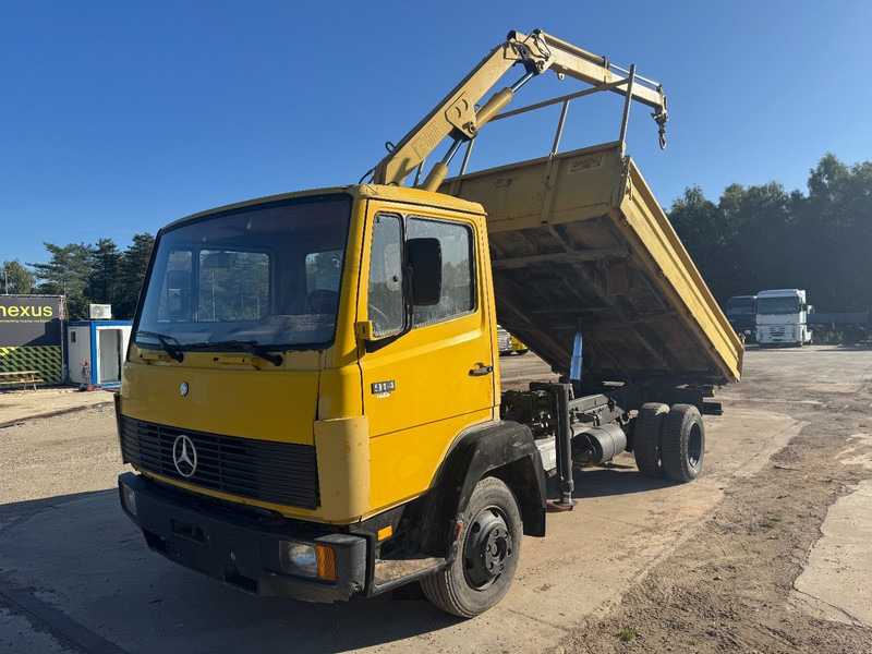 Mercedes-Benz SK 914 (STEEL SUSPENSION / HIAB CRANE / 6 CYLINDER WITH MANUAL PUMP / PERFECT GERMAN TRUCK !!!) - Kipper vrachtwagen, Kraanwagen: afbeelding 1 Mercedes-Benz SK 914 (STEEL SUSPENSION / HIAB CRANE / 6 CYLINDER WITH MANUAL PUMP / PERFECT GERMAN TRUCK !!!) - Kipper vrachtwagen, Kraanwagen: afbeelding 1