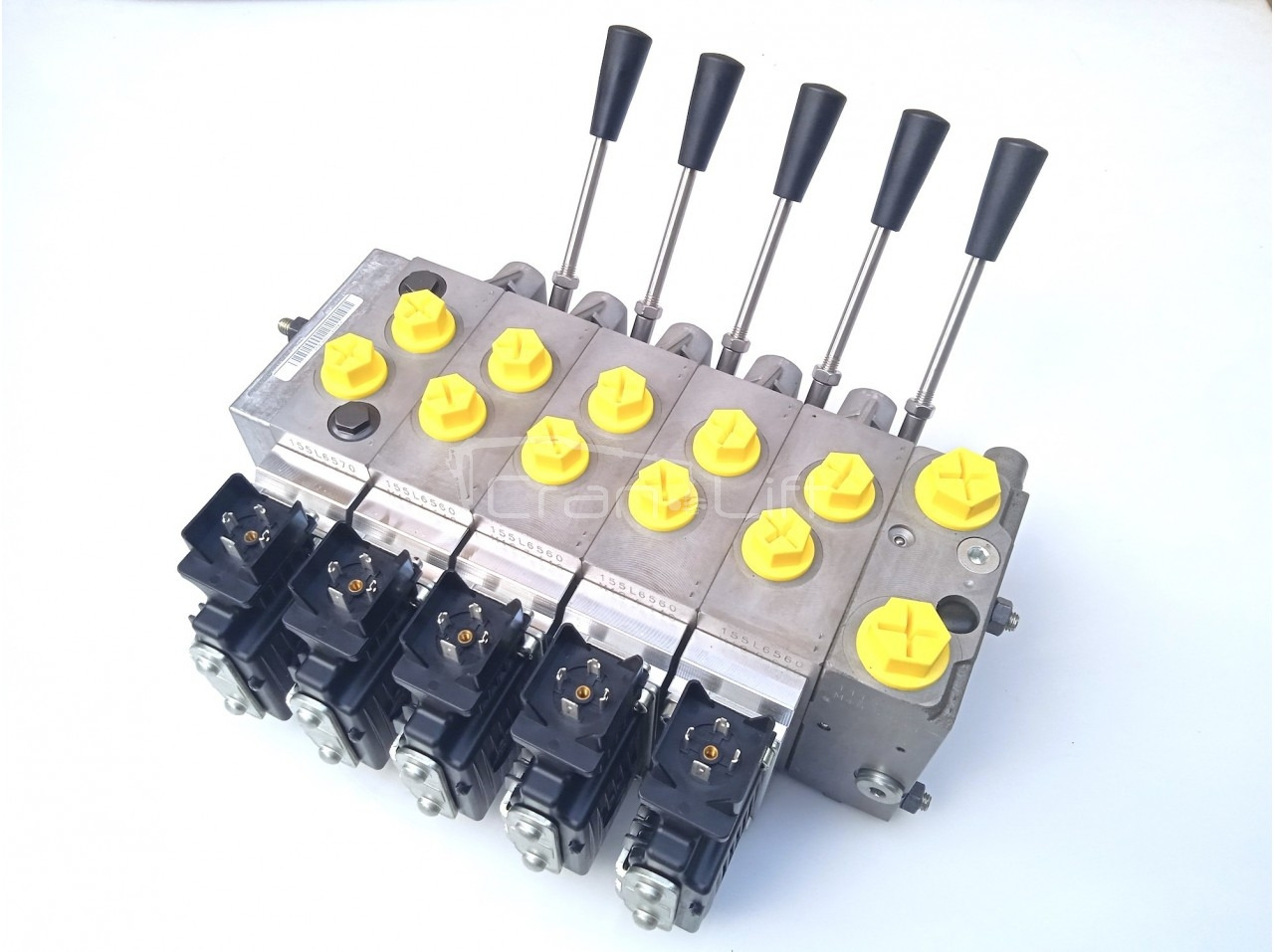 Rozdzielacz Danfoss PVG32 - 5 sekcji - Hydraulische klep voor Autolaadkraan: afbeelding 2 Rozdzielacz Danfoss PVG32 - 5 sekcji - Hydraulische klep voor Autolaadkraan: afbeelding 2