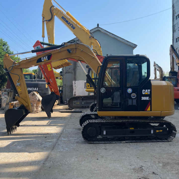 Graafmachine 8 Ton Mini Used Excavator Caterpillar 308E2 in Good Condition Second Hand Excavator CAT308E2 for Sale: afbeelding 6