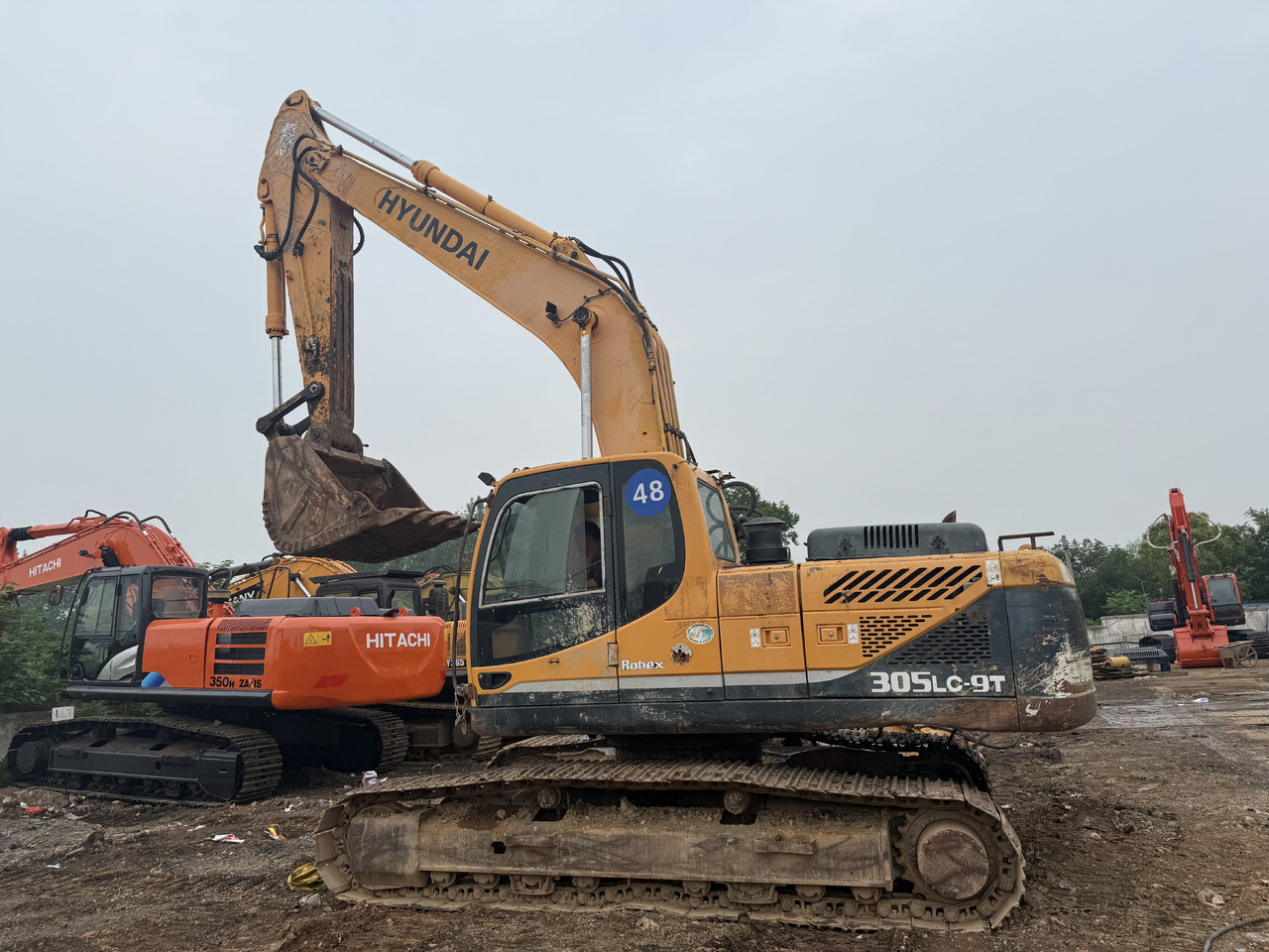 Rupsgraafmachine Hyundai used Hyundai 305-9t: afbeelding 7