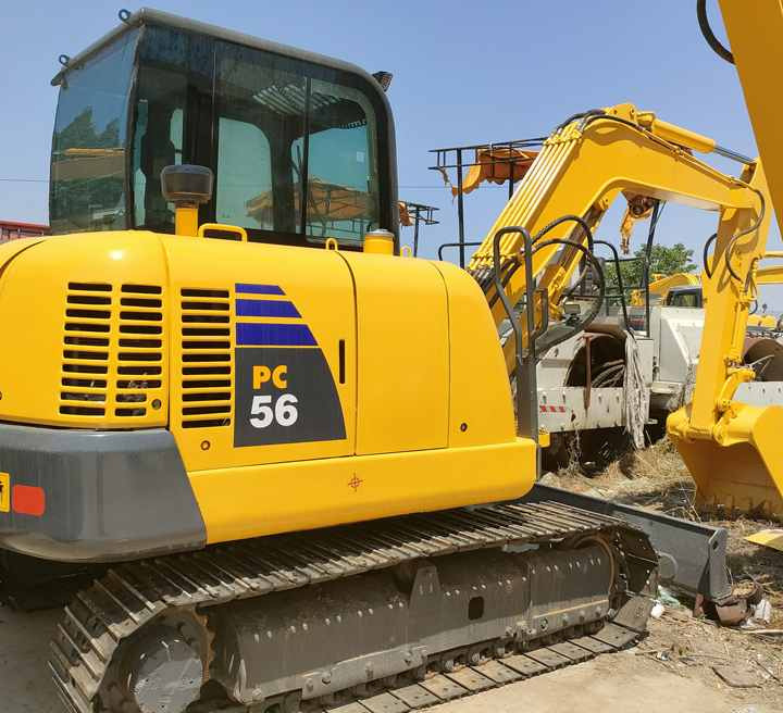 Used Komatsu PC56 Mini Excavator-Affordable,Durable,Reliable,Compact,and Efficient Construction Machinery - Graafmachine: afbeelding 1 Used Komatsu PC56 Mini Excavator-Affordable,Durable,Reliable,Compact,and Efficient Construction Machinery - Graafmachine: afbeelding 1