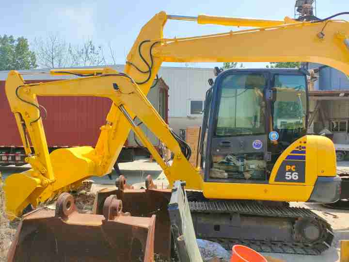 Used Komatsu PC56 Mini Excavator-Affordable,Durable,Reliable,Compact,and Efficient Construction Machinery - Graafmachine: afbeelding 4 Used Komatsu PC56 Mini Excavator-Affordable,Durable,Reliable,Compact,and Efficient Construction Machinery - Graafmachine: afbeelding 4