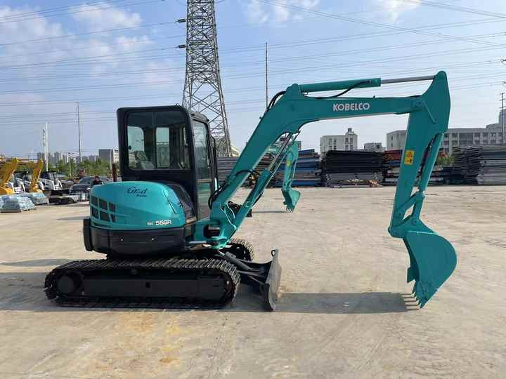 Used Mini Kobelco Sk55 5tons Excavator for Sale Used Construction Machinery Export - Graafmachine: afbeelding 4 Used Mini Kobelco Sk55 5tons Excavator for Sale Used Construction Machinery Export - Graafmachine: afbeelding 4