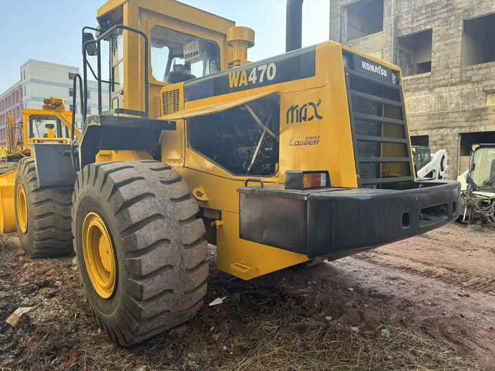 Used komatsu WA470-3 Model Wheel Loader Second Hand Machine Popular Brand Japan komatsu Hydraulic Machinery - Wiellader: afbeelding 4 Used komatsu WA470-3 Model Wheel Loader Second Hand Machine Popular Brand Japan komatsu Hydraulic Machinery - Wiellader: afbeelding 4