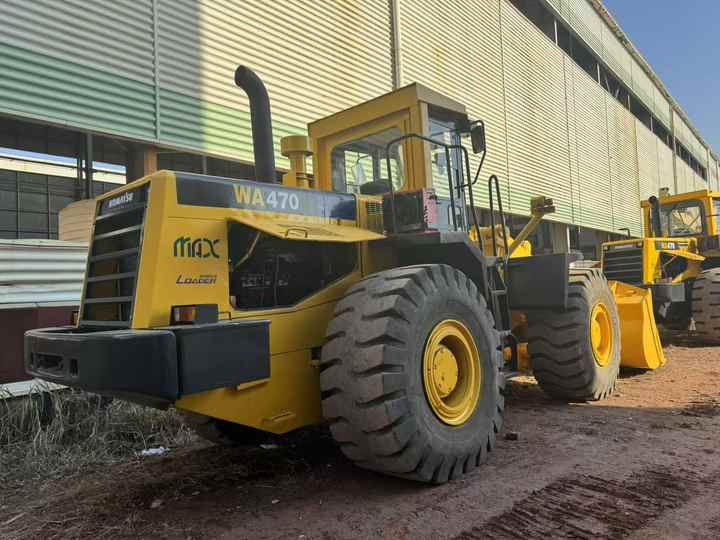 Used komatsu WA470-3 Model Wheel Loader Second Hand Machine Popular Brand Japan komatsu Hydraulic Machinery - Wiellader: afbeelding 2 Used komatsu WA470-3 Model Wheel Loader Second Hand Machine Popular Brand Japan komatsu Hydraulic Machinery - Wiellader: afbeelding 2