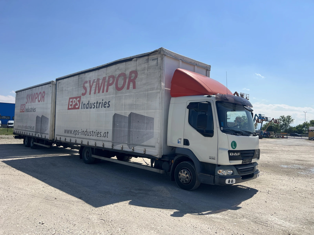 Daf Fa 7.85м., Euro5, Щора, Композиция, Mega, Внос - Schuifzeilen vrachtwagen: afbeelding 2 Daf Fa 7.85м., Euro5, Щора, Композиция, Mega, Внос - Schuifzeilen vrachtwagen: afbeelding 2