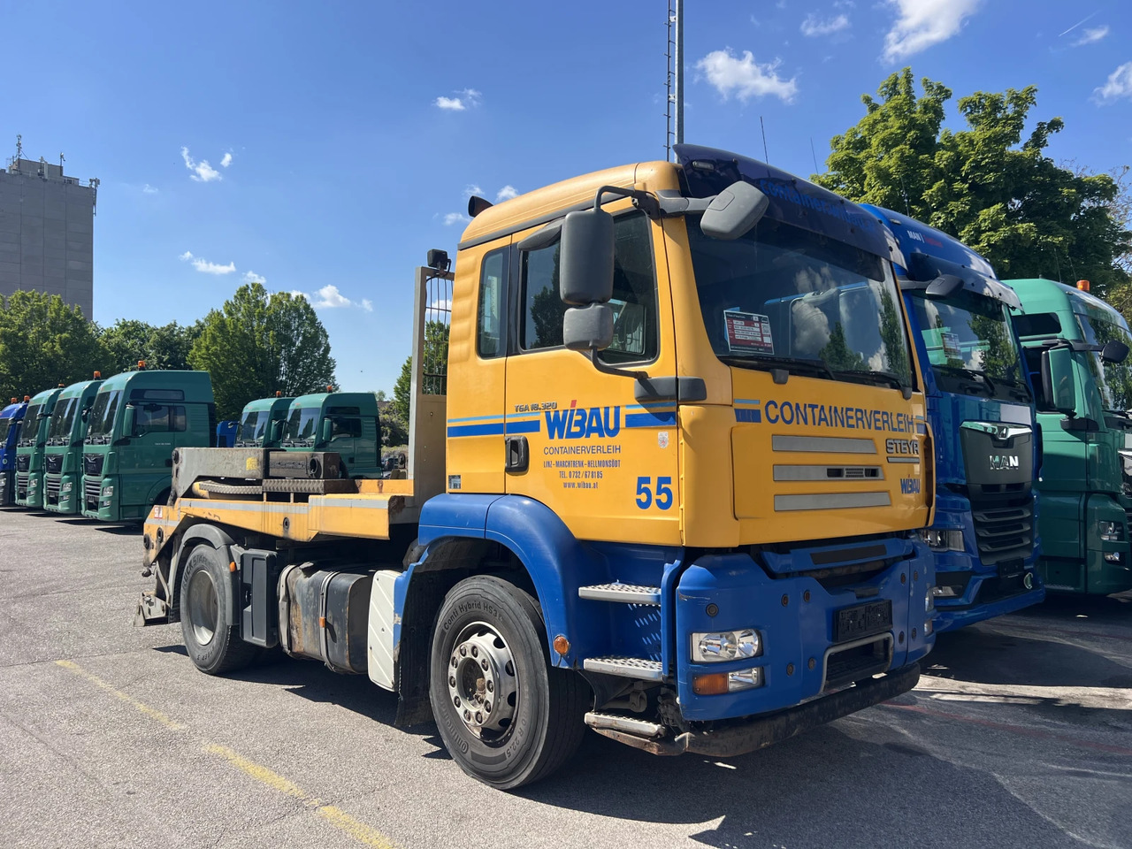 Man Tga 18.320, Контейноровоз, Нов внос - Portaalarmsysteem vrachtwagen: afbeelding 1 Man Tga 18.320, Контейноровоз, Нов внос - Portaalarmsysteem vrachtwagen: afbeelding 1